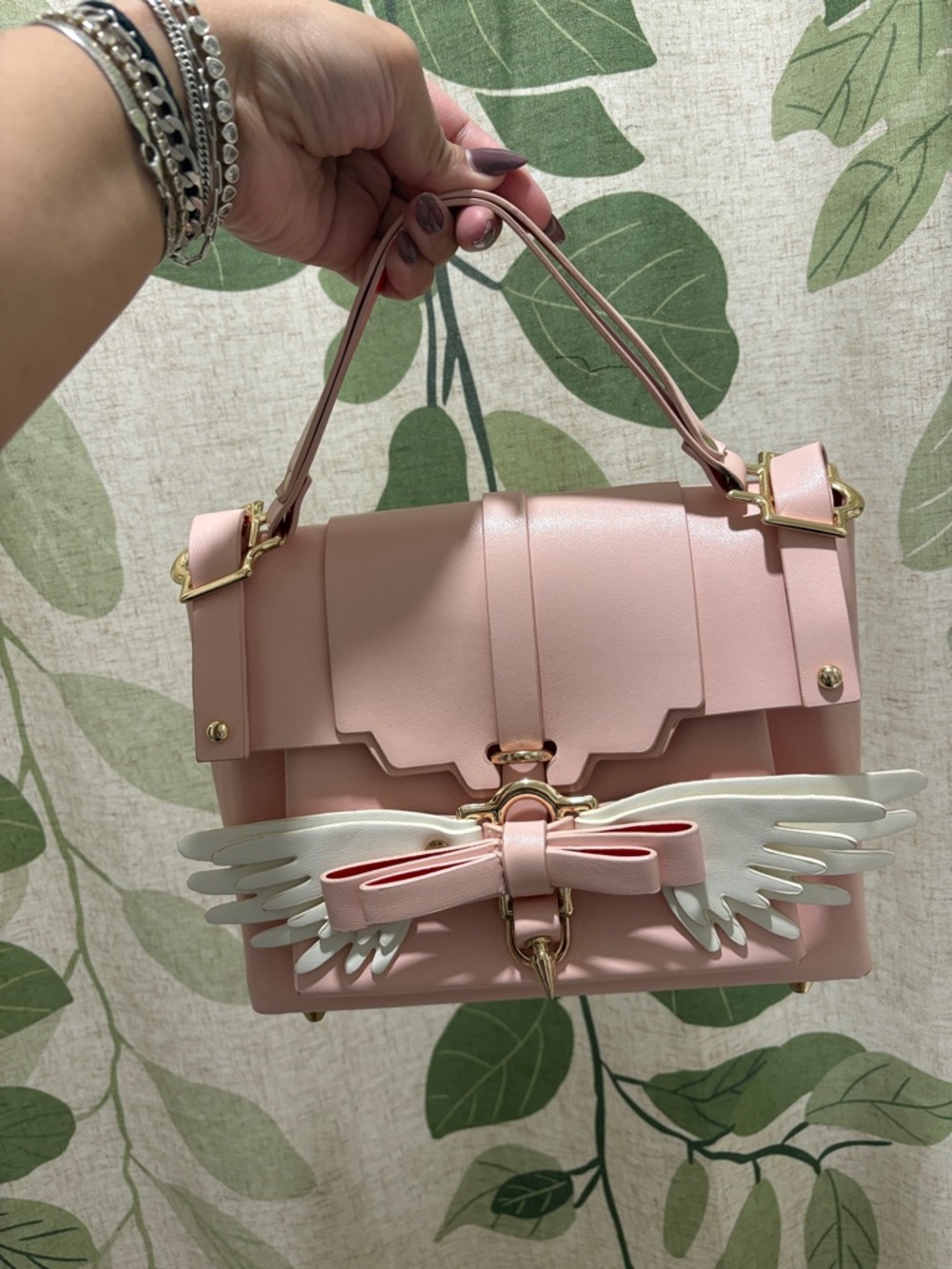 Niels peeraer pink backpack